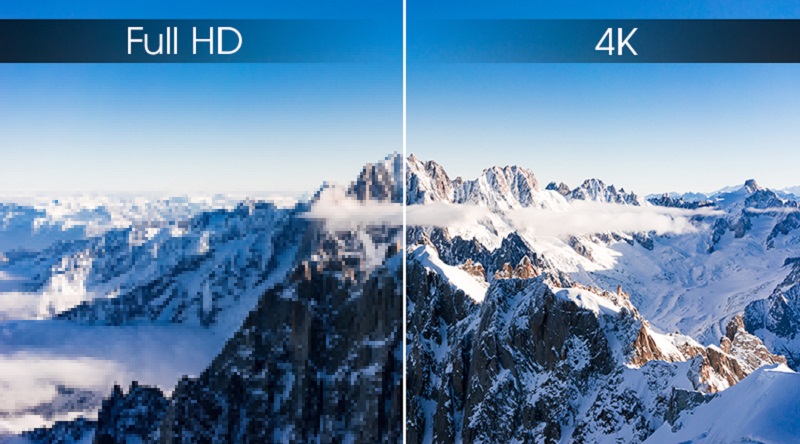75x8500g với độ phân giải UHD 4K nét gấp 4 lần Full HD