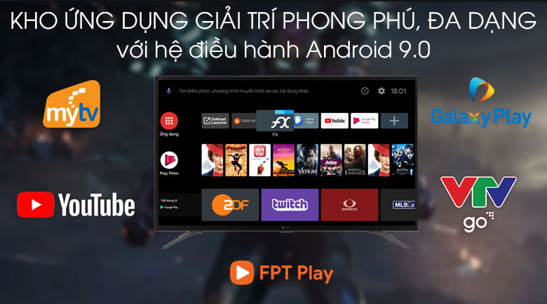 Android Tivi Casper 43 inch 43FG5100-8