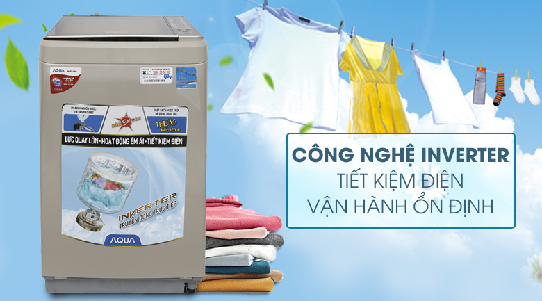 Máy giặt Aqua Inverter 9 kg AQW-D900BT N