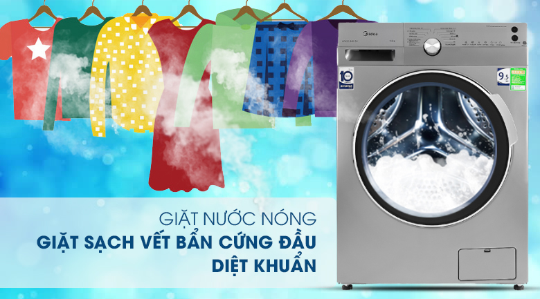 Máy giặt Midea Inverter 9.5 Kg MFK95-1401SK