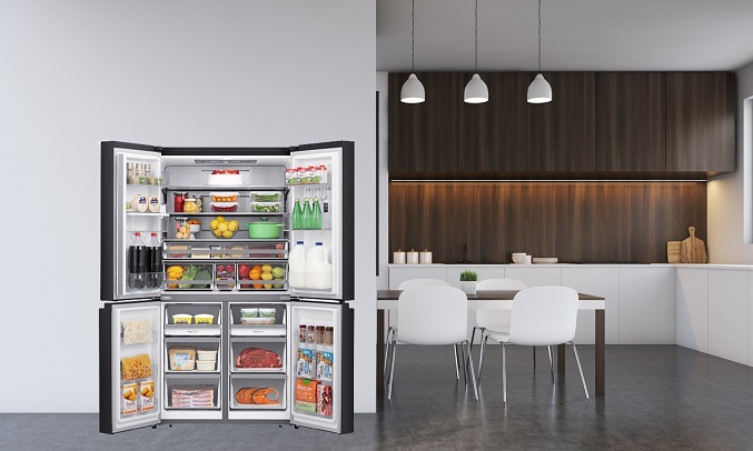 Tủ lạnh Casper Inverter 645L 4 cửa RM-680VBW