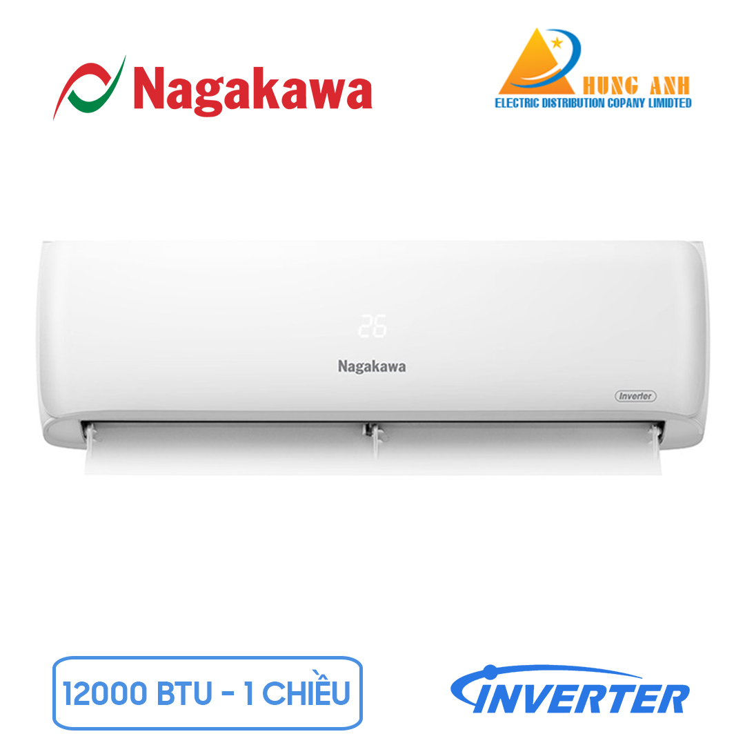 Điều hòa Nagakawa Inverter 1 chiều 12000 BTU NIS-C12R2H08