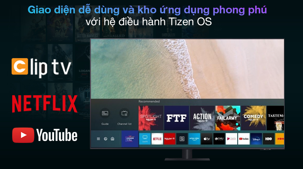 Smart Tivi QLED 4K 85 inch Samsung QA85Q70A