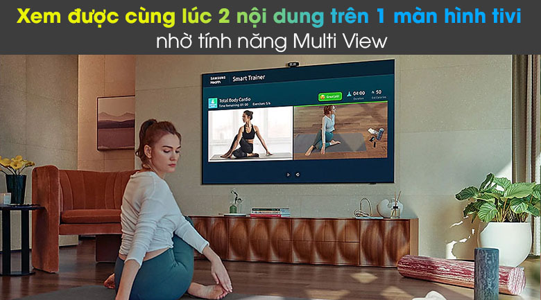 Smart Tivi Samsung 4K 55 inch UA55AU8100