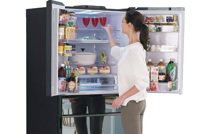 Tủ lạnh Hitachi Inverter 615L 6 cửa R-WX620KV (XK)