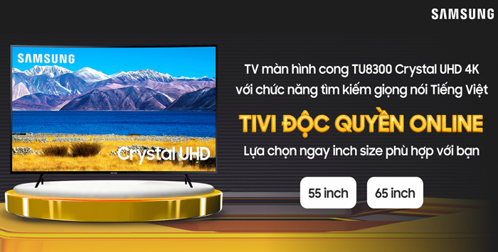 Tivi Samsung màn hình cong độc quyền online