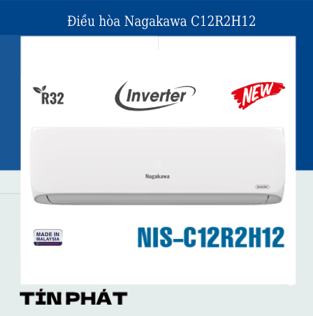 ĐIỀU HÒA NAGAKAWA 12000BTU 1 CHIỀU INVERTER NIS-C12R2H12