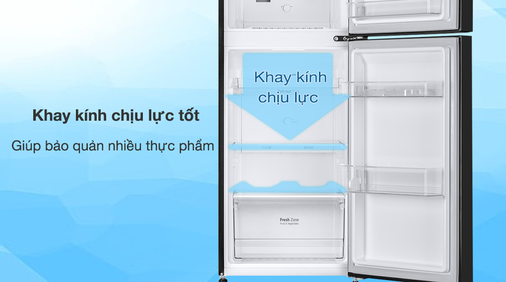 Tủ Lạnh LG Inverter 2 Cánh 235 Lít GV-B212WB
