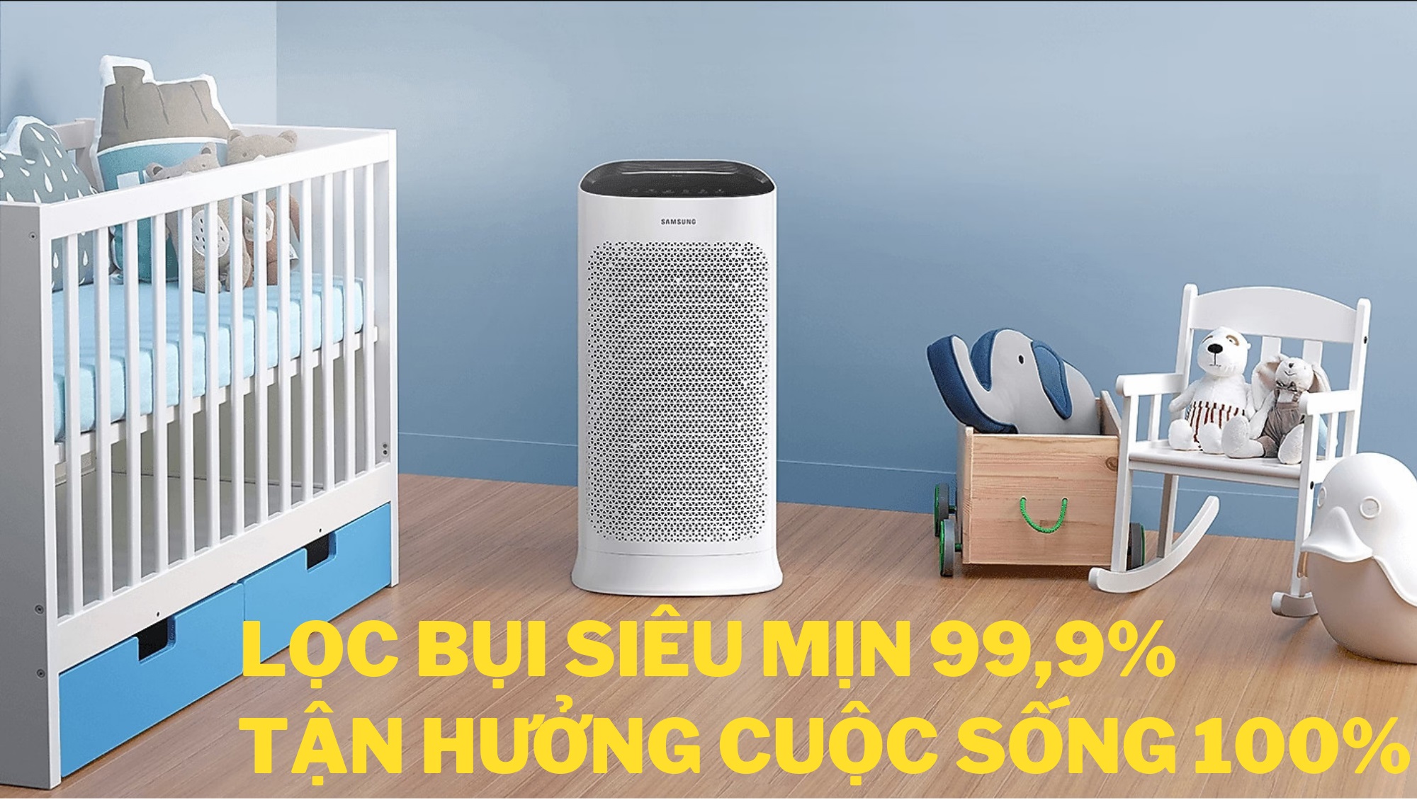 Bảo vệ gia đình với Máy lọc không khí Samsung