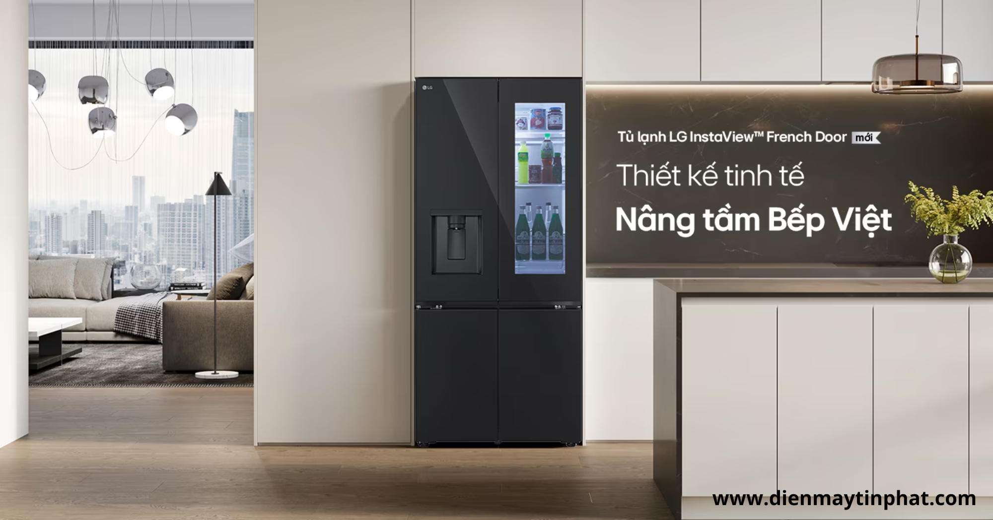 Tủ lạnh InstaView LG mới nhất 2024