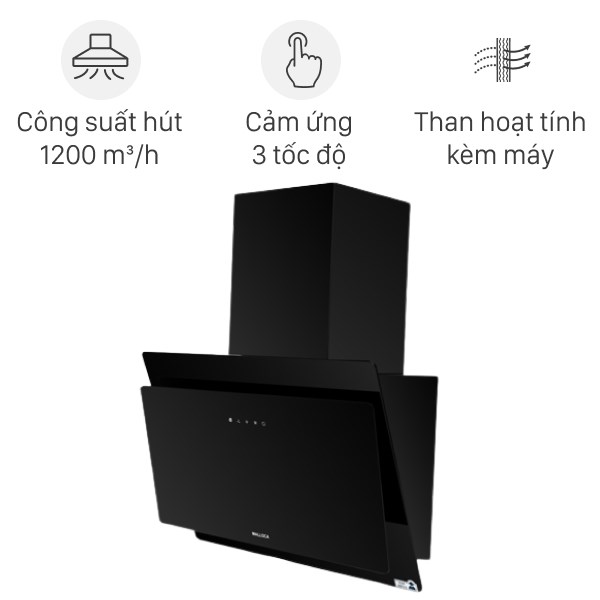 Máy hút mùi áp tường Malloca MC7086HS