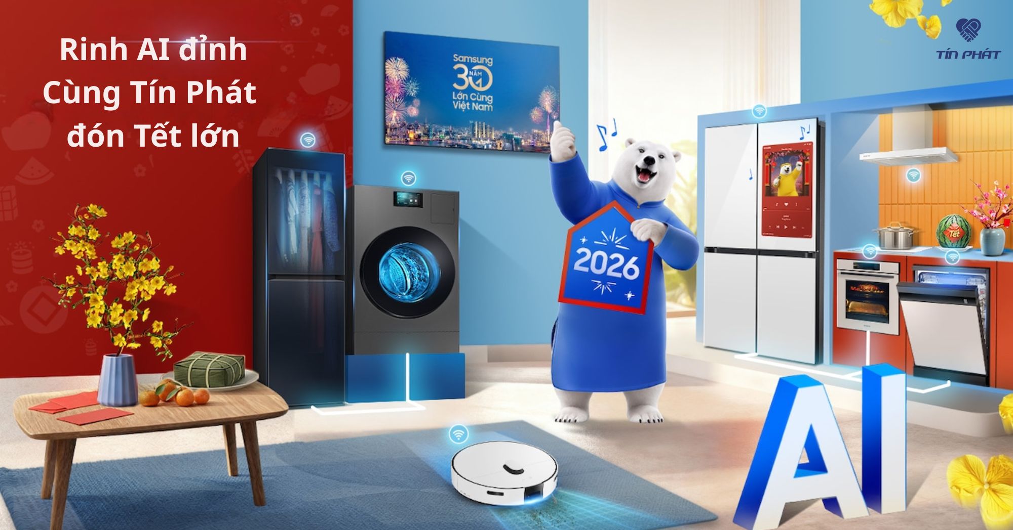 Tủ lạnh Samsung AI 2026