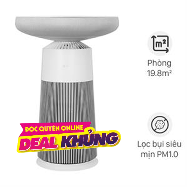 Máy lọc không khí kết hợp Loa LG PuriCare Aero Speaker AS20GSHU0 46W
