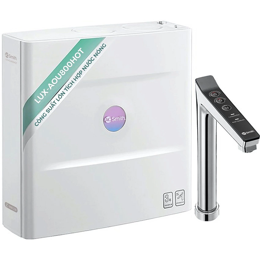 Máy Lọc Nước Đặt Gầm Công Suất Lớn A. O. Smith ROSS™ LUX-AOU800HOT